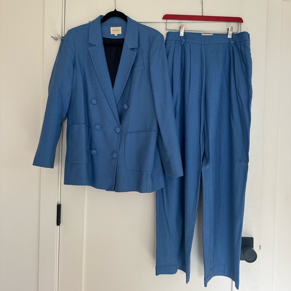 Sézane Christie Jacket and Trousers